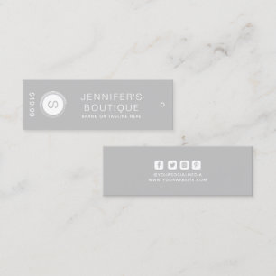 Étiquettes de vêtements Petites entreprises Prix d