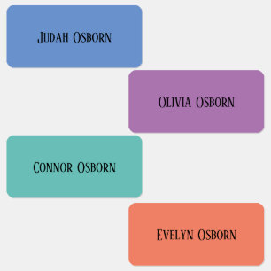 Étiquettes de vêtements - Tons bijoux