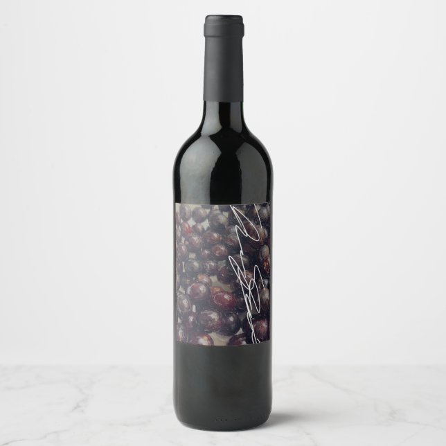 Étiquettes de vin de signature (Devant)