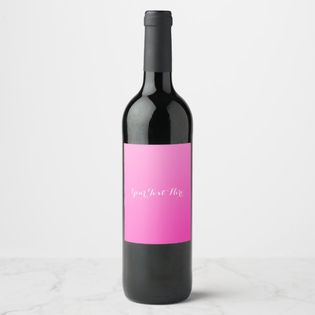 Étiquettes de vin minimalistes de luxe avec une te (Devant)