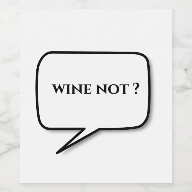 étiquettes de vin pas vin (Étiquettes simples)