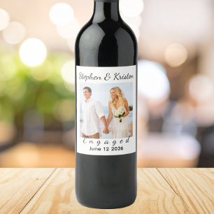 Étiquettes de vin personnalisées, cadeaux de fête