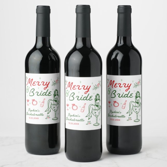 Étiquettes de vin pour l'enterrement de vie de jeu (Bouteilles)