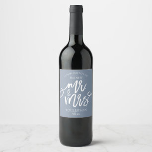 Étiquettes de vins mariage pour les faveurs ou les