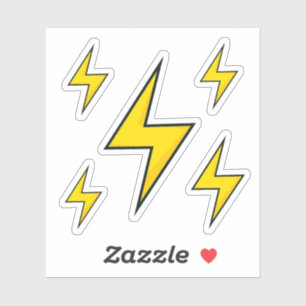 Étiquettes de vinyle coupées en tonnerre