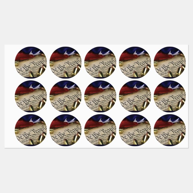 Étiquettes Déclaration d'indépendance (Feuille)