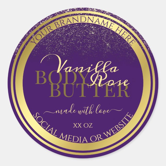 Étiquettes d'emballage de produits classiques pour (Devant)