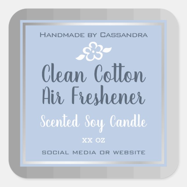 Étiquettes d'emballage de produits gris argenté cl (Devant)