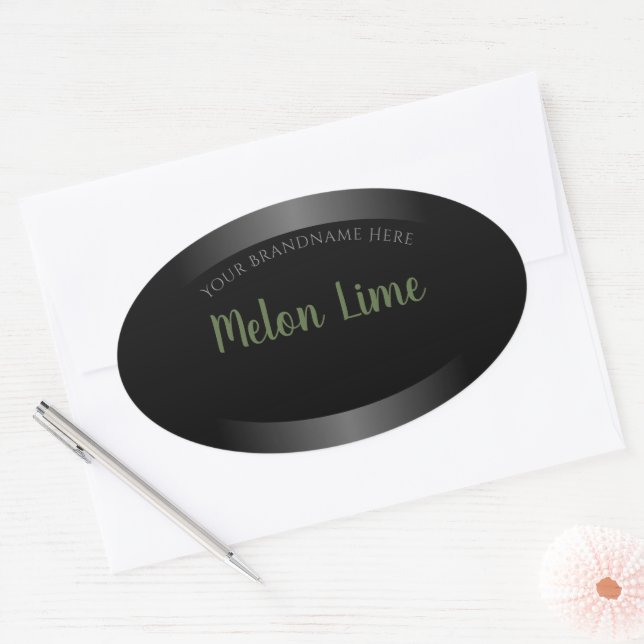 Étiquettes d'emballage des produits blancs noirs (Enveloppe)