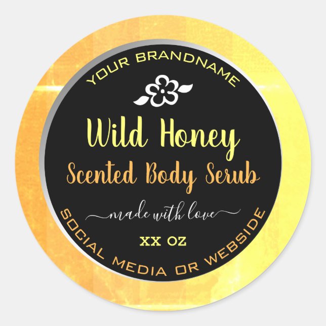 Étiquettes d'emballage pour le corps moderne Serub (Devant)