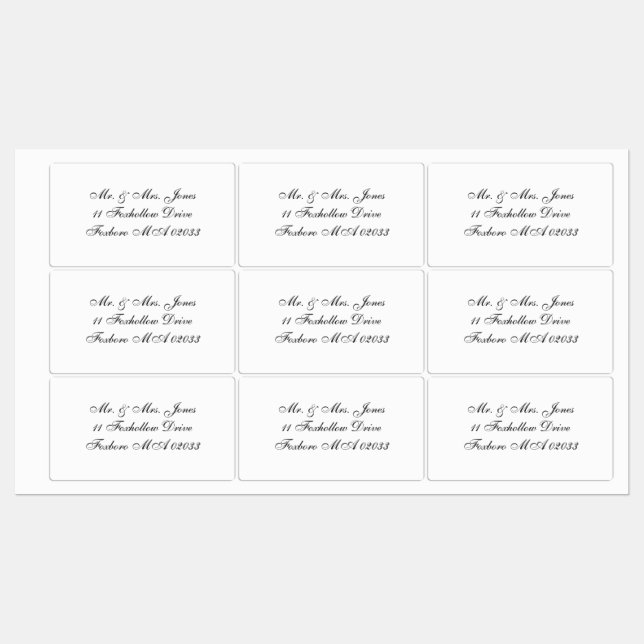 Étiquettes d'expédition customisés (Feuille)