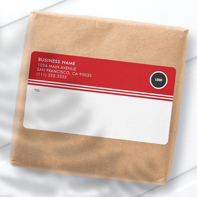 Étiquettes d'expédition par courrier du logo comme (Créateur téléchargé)