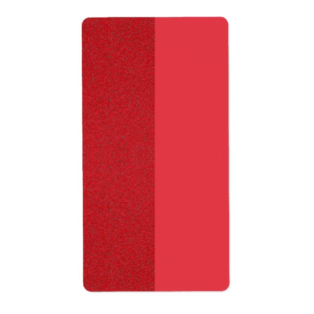 Étiquettes d'expédition personnalisés de tomate Re (Devant)