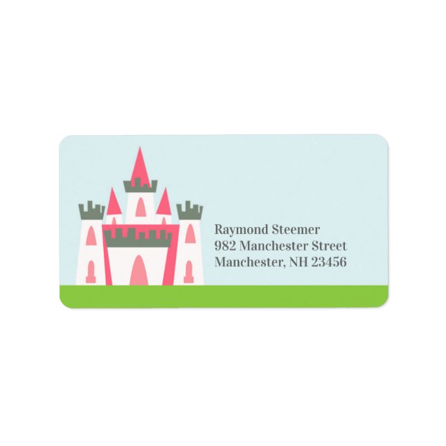 Étiquettes d'expédition Princesse (Devant)