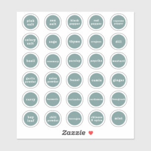 Étiquettes d'herbes et d'épices