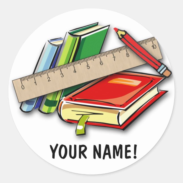 ÉTIQUETTES d'identification scolaire ! (Devant)