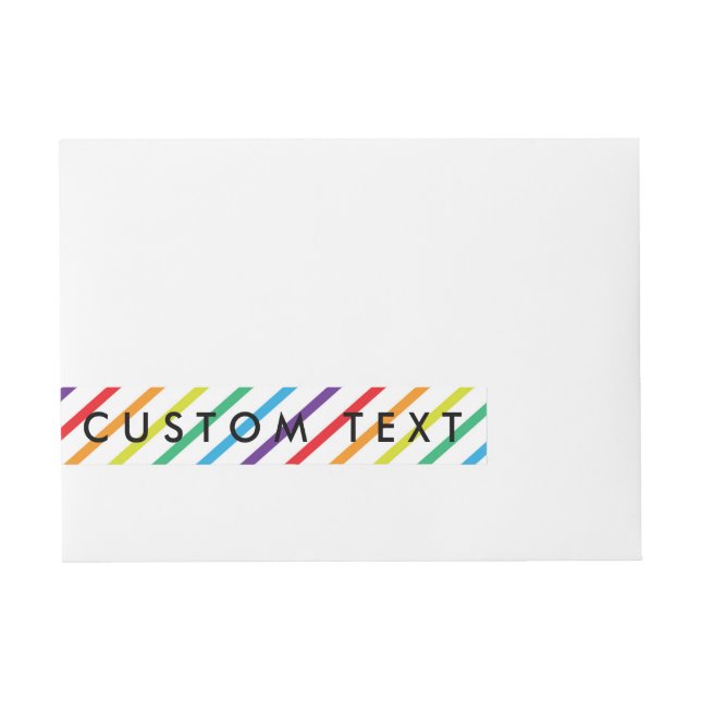 Étiquettes d'invitation à enrouler autour avec des (Devant)