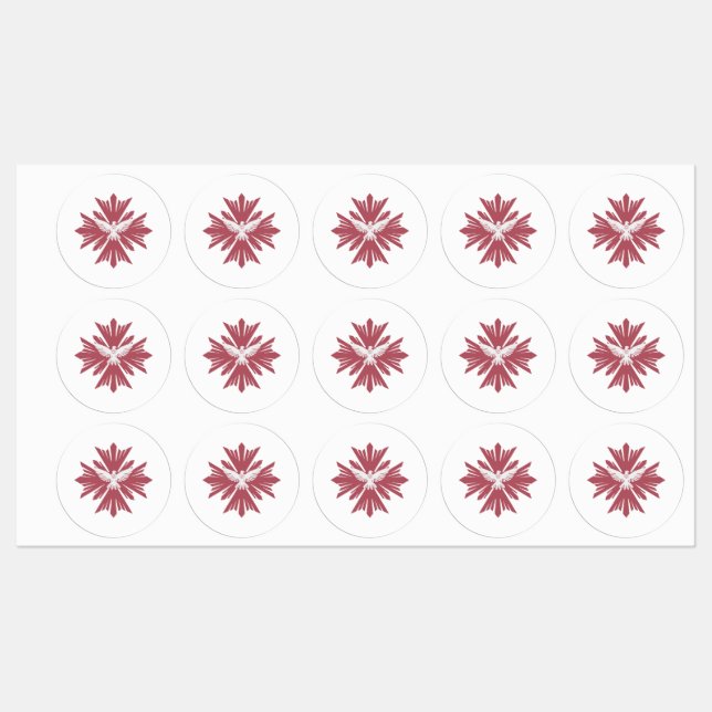 Étiquettes Divine colombe de paix (Feuille)