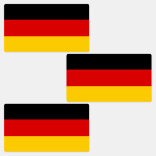 Étiquettes Drapeau allemand