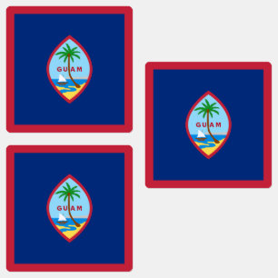Étiquettes Drapeau de Guam