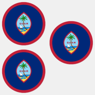 Étiquettes Drapeau de Guam
