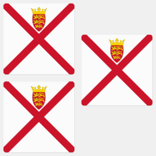 Étiquettes Drapeau de Jersey