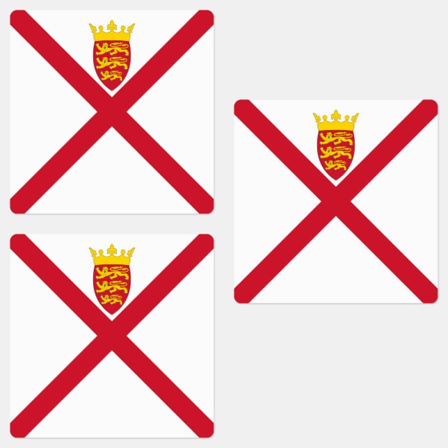 Étiquettes Drapeau de Jersey (Groupe)