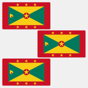 Étiquettes Drapeau de la Grenade