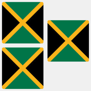 Étiquettes Drapeau de la Jamaïque