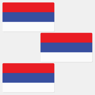 Étiquettes Drapeau de la Republika Srpska