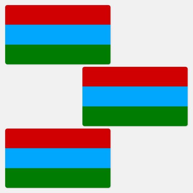 Étiquettes Drapeau de la République de Carélie (Groupe)