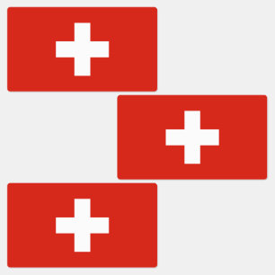 Étiquettes Drapeau de la Suisse