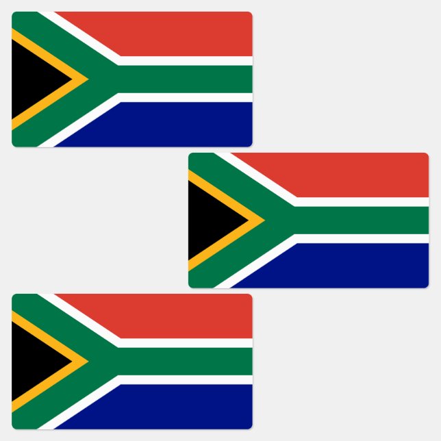 Étiquettes Drapeau de l'Afrique du Sud (Groupe)