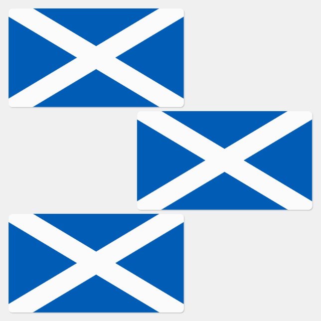 Étiquettes Drapeau de l'Écosse (Groupe)