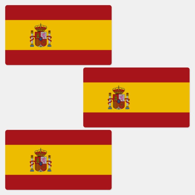 Étiquettes Drapeau de l'Espagne (Groupe)