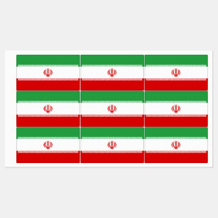 Étiquettes Drapeau de l'Iran