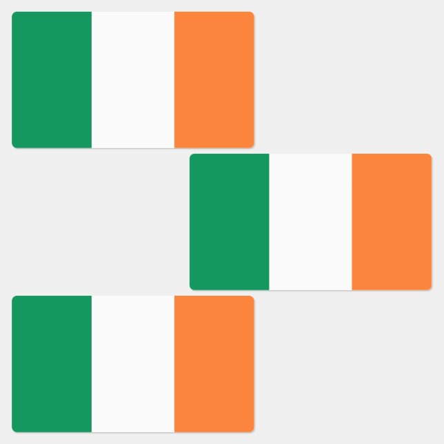 Étiquettes Drapeau de l'Irlande (Groupe)