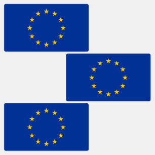 Étiquettes Drapeau de l'Union européenne