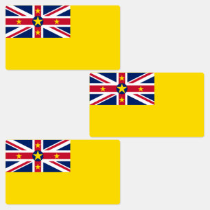 Étiquettes Drapeau de Niue