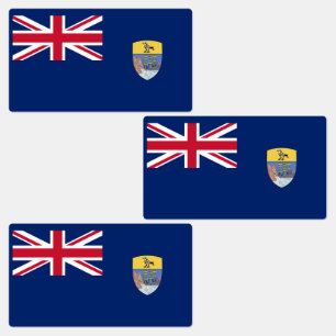 Étiquettes Drapeau de Sainte-Hélène