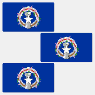 Étiquettes Drapeau des Îles Mariannes du Nord