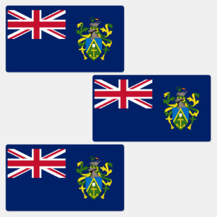 Étiquettes Drapeau des îles Pitcairn