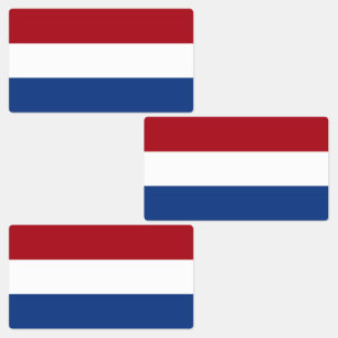 Étiquettes Drapeau des Pays-Bas