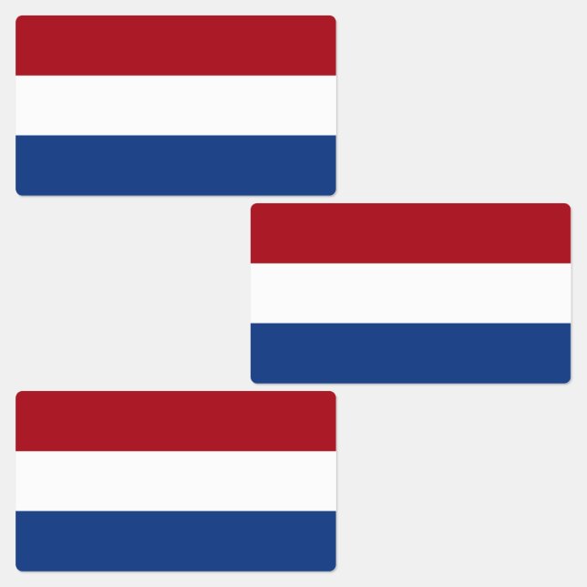 Étiquettes Drapeau des Pays-Bas (Groupe)