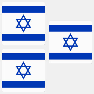 Étiquettes Drapeau d'Israël