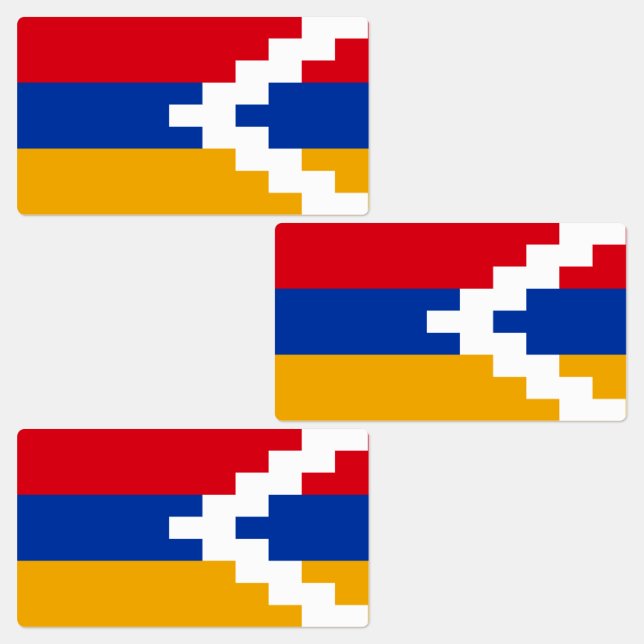 Étiquettes Drapeau du Haut-Karabagh (Groupe)