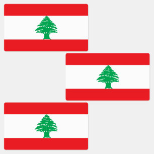 Étiquettes Drapeau du Liban