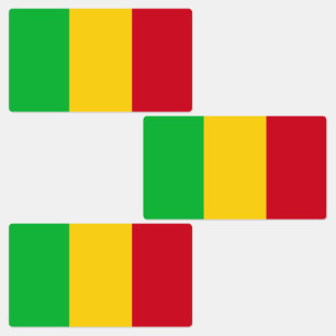 Étiquettes Drapeau du Mali