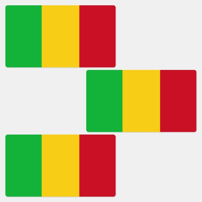 Étiquettes Drapeau du Mali (Groupe)