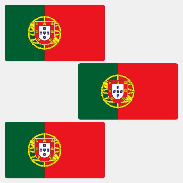Étiquettes Drapeau du Portugal (Groupe)